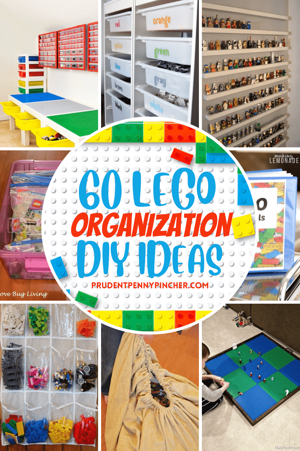 60 Best DIY Lego Storage Ideas - Prudent Penny Pincher